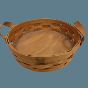 Vintage Peterboro Basket Large Round with Handles